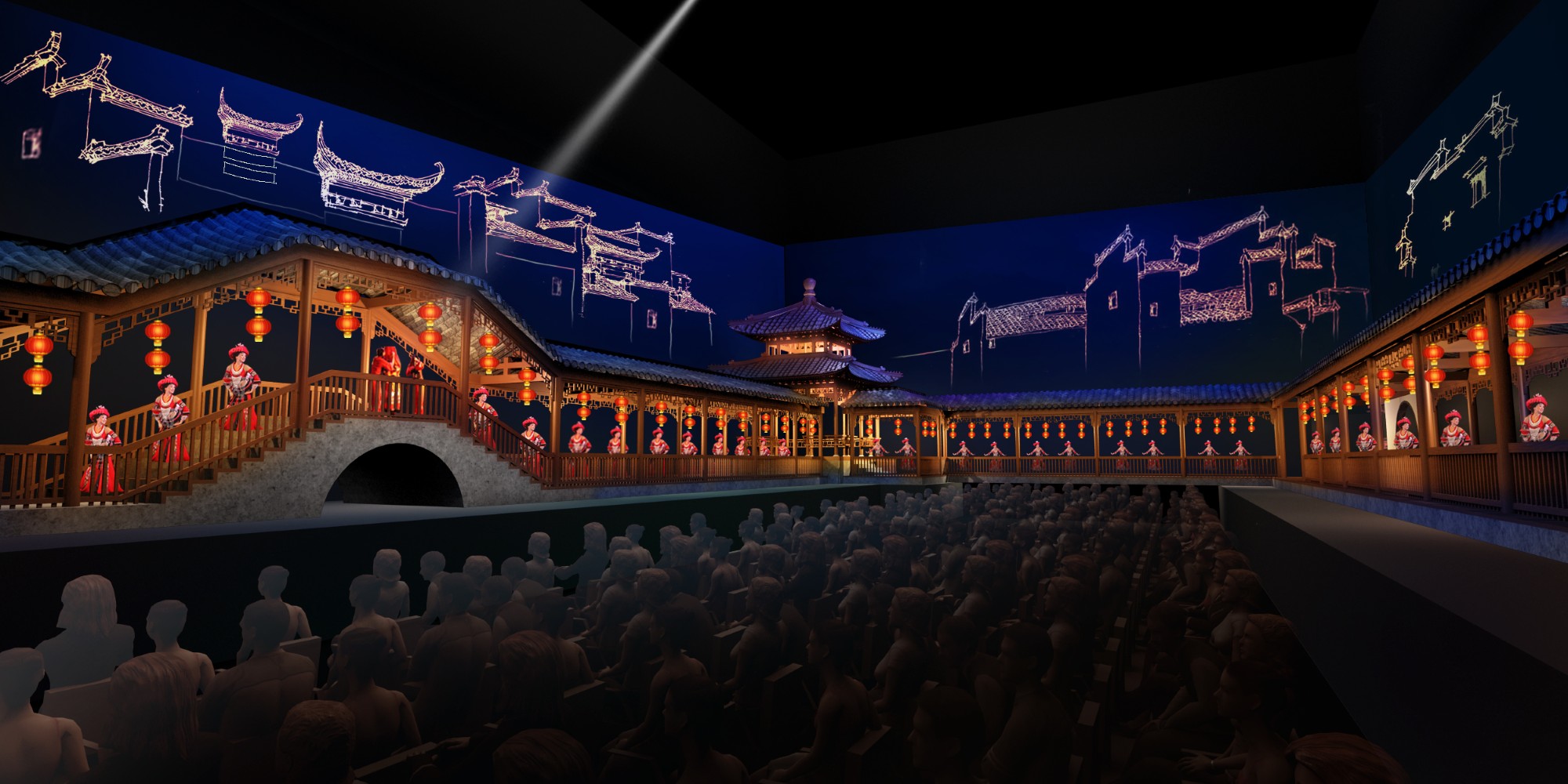 Dayong ancient city of zhangjiajie